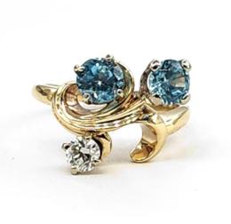 Yellow Gold Ring- Women's
