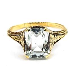 Yellow Gold Ring- Women's