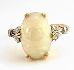 Yellow Gold Ring- Women's