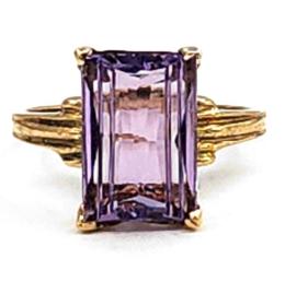 Yellow Gold Ring- Women's