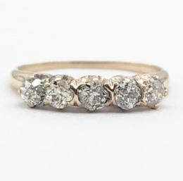 Yellow Gold Ring- Women's