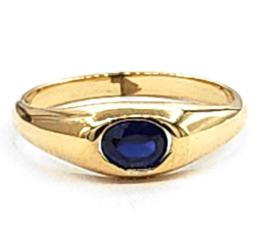 Yellow Gold Ring- Women's