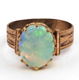 Yellow Gold Ring- Women's