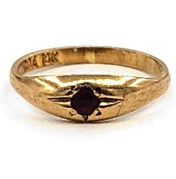 Yellow Gold Ring- Women's