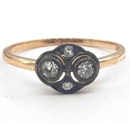 Yellow Gold Ring- Women's