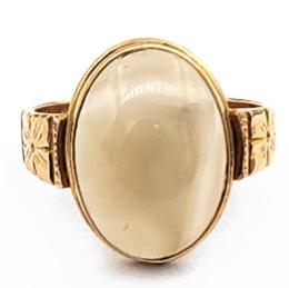 Yellow Gold Ring- Women's