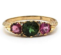 Yellow Gold Ring- Women's