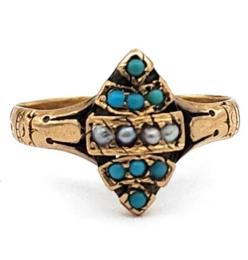 Yellow Gold Ring- Women's