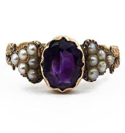 Yellow Gold Ring- Women's