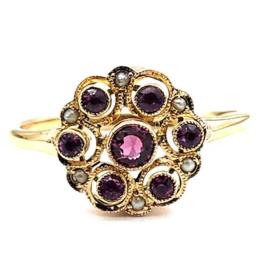 Yellow Gold Ring- Women's