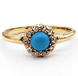 Yellow Gold Ring- Women's