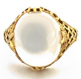 Yellow Gold Ring- Women's