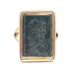 Yellow Gold Ring- Women's