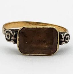 Yellow Gold Ring- Women's