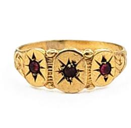 Yellow Gold Ring- Women's