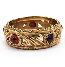 Yellow Gold Ring- Women's