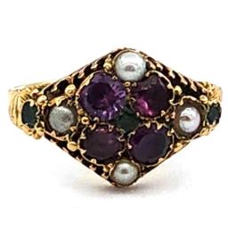 Yellow Gold Ring- Women's