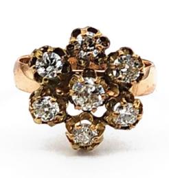 Yellow Gold Ring- Women's