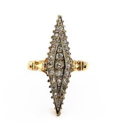 Yellow Gold Ring- Women's
