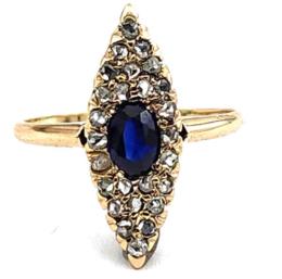 Yellow Gold Ring- Women's