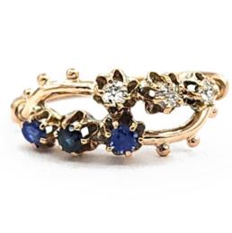 Yellow Gold Ring- Women's