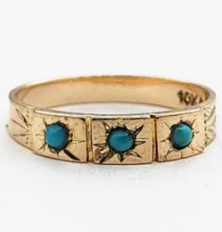Yellow Gold Ring- Women's