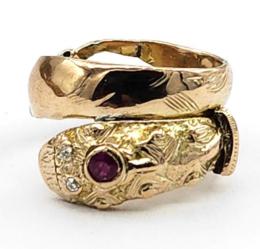 Yellow Gold Ring- Women's