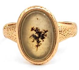 Yellow Gold Ring- Women's