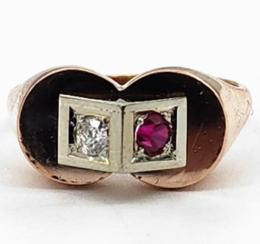 Yellow Gold Ring- Women's