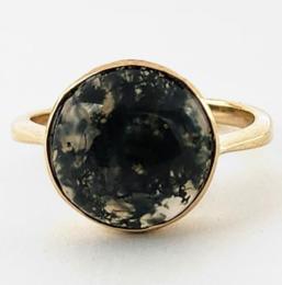 Yellow Gold Ring- Women's