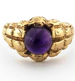 Yellow Gold Ring- Women's