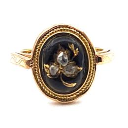 Yellow Gold Ring- Women's