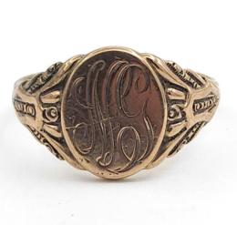 Yellow Gold Ring- Women's