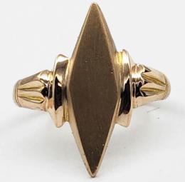 Yellow Gold Ring- Women's