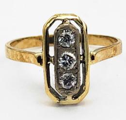 Yellow Gold Ring- Women's