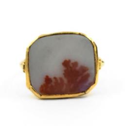 Yellow Gold Ring- Women's