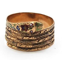 Yellow Gold Ring- Women's