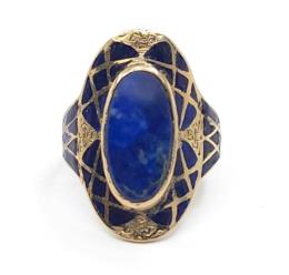 Yellow Gold Ring- Women's