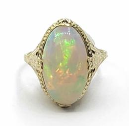 Yellow Gold Ring- Women's