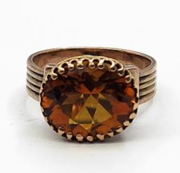 Yellow Gold Ring- Women's