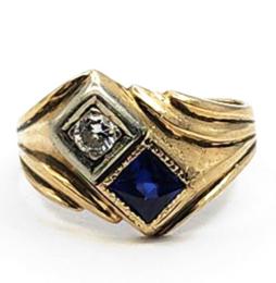 Yellow Gold Ring- Women's