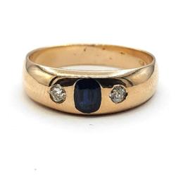 Yellow Gold Ring- Women's