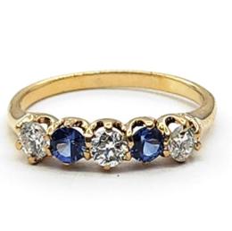 Yellow Gold Ring- Women's