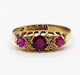 Yellow Gold Ring- Women's