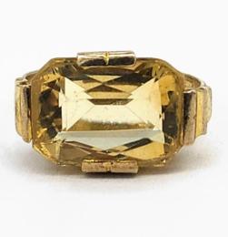 Yellow Gold Ring- Women's