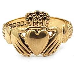Yellow Gold Ring- Women's
