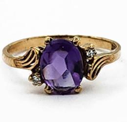 Yellow Gold Ring- Women's