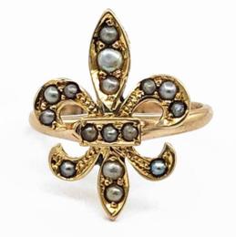 Yellow Gold Ring- Women's