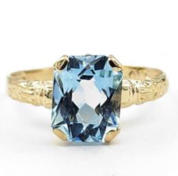 Yellow Gold Ring- Women's