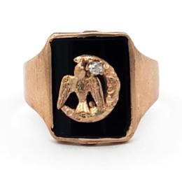 Yellow Gold Ring- Women's
